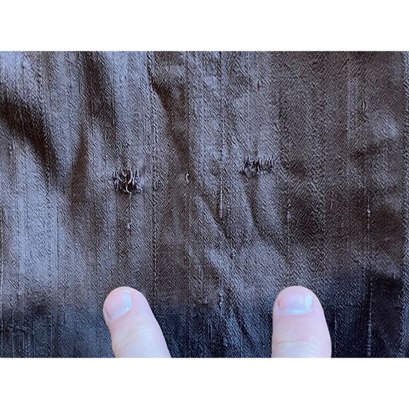 Vintage Jessica McClintock Brown Western Beaded Gown Dress  Women's Size 16 - Picture 13 of 13